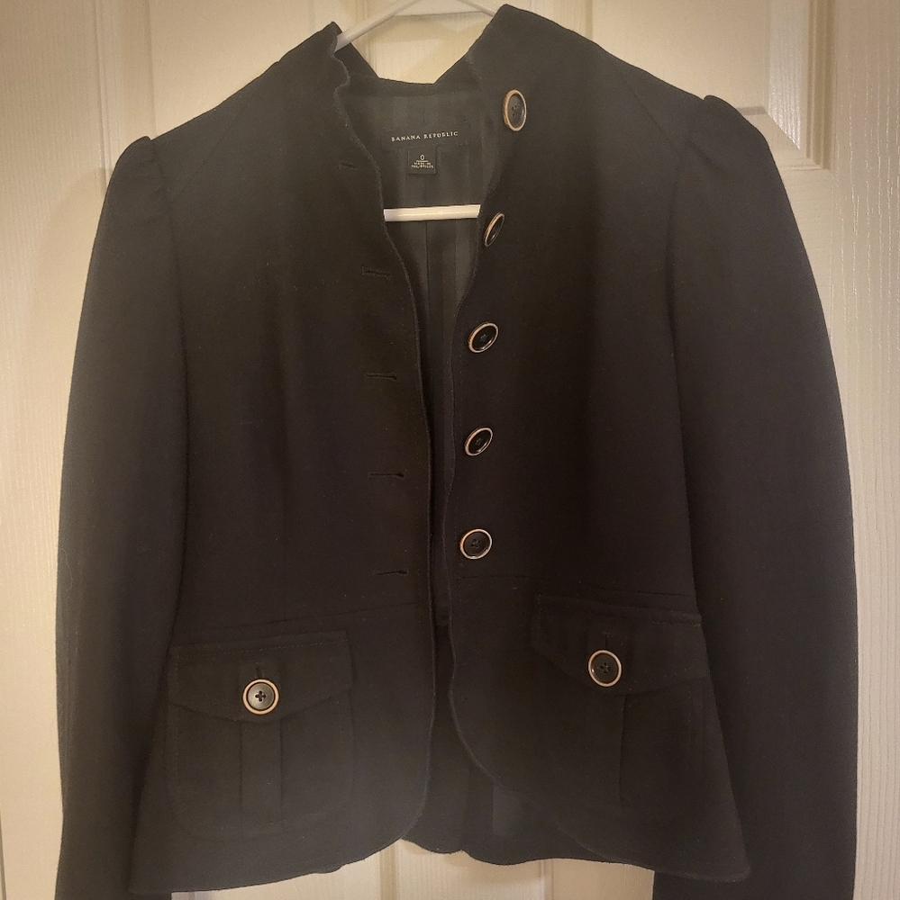 XS Banana Republic black dress jacket